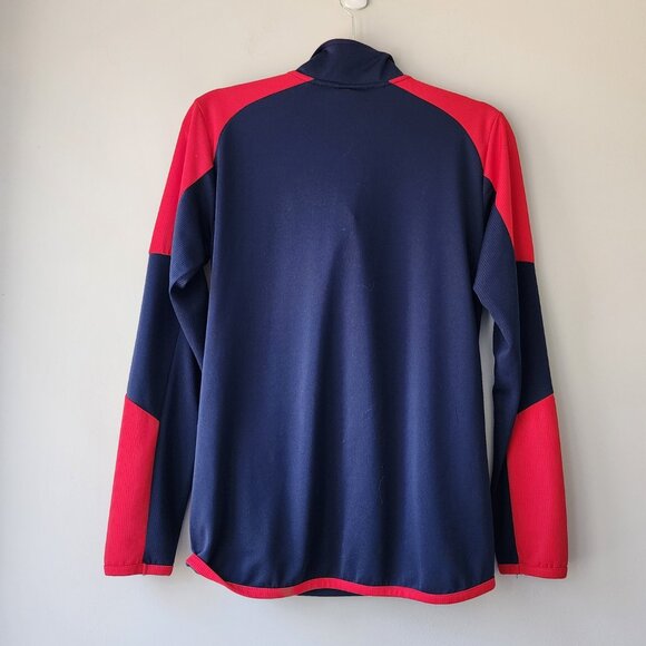 NFL New England Patriots Quarter Zip | Youth Large 14-16 | Lightweight EUC Red - Picture 4 of 7